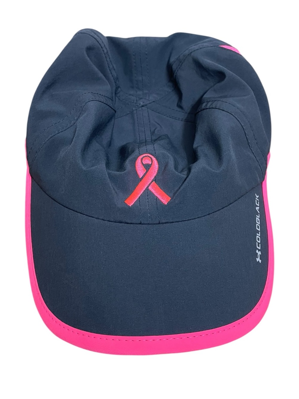 Under Armour ColdBlack Breast Cancer Awareness Pink Ribbon Running Hat OSFA